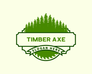 Forest Woodwork Sawmill logo design