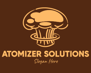 Atomic Brown Chef Hat logo design