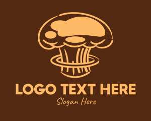 Atomic Brown Chef Hat Logo