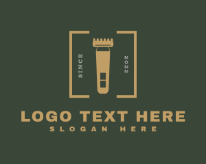 Shaver - Men Grooming Stylist logo design