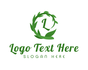 Herbal - Leaf Vine Garden logo design