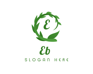 Organic - Leaf Vine Garden logo design