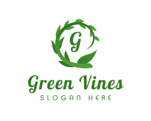 Leaf Vine Garden logo design