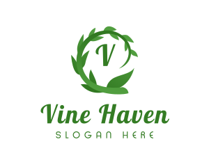 Leaf Vine Garden logo design