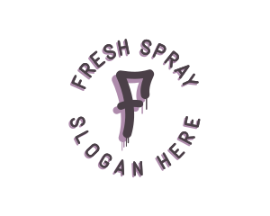 Spray Paint Graffiti logo design