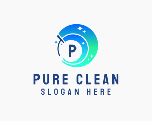 Squeegee Shine Janitorial Cleaning  logo design