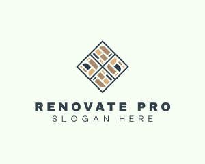 Tile Decor Renovation logo design