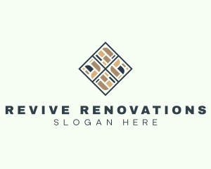 Renovation - Tile Decor Renovation logo design