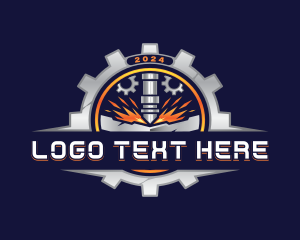 Gear - Laser Cutter Welding logo design