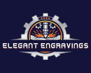 Engraved - Laser Cutter Welding logo design