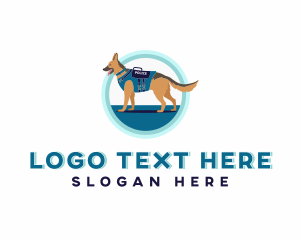 Canine - Canine Police Dog logo design