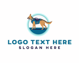 Guard Dog - Canine Police Dog logo design