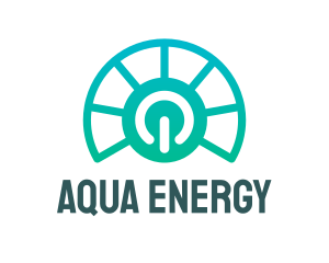 Solar Energy Power Plant  logo design