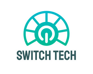 Switch - Solar Energy Power Plant logo design