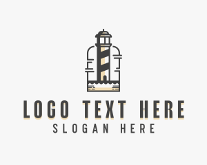 Coastal - Coastal Lighthouse Tower logo design