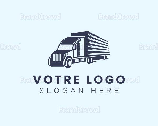 Forwarding Delivery Truck Logo