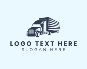 Haulage - Forwarding Delivery Truck logo design