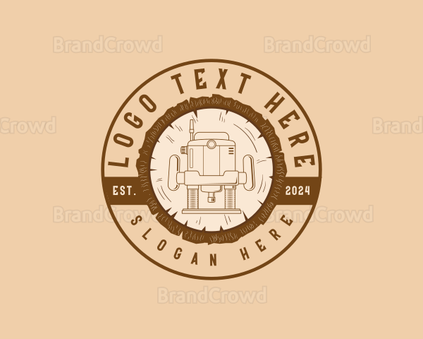 Hardware Woodwork Tool Logo