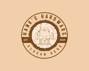 Hardware Woodwork Tool logo design