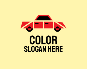 Car Bodyshop - Retro Toy Car logo design