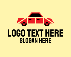 Kids - Retro Toy Car logo design