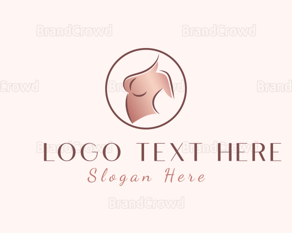 Woman Sexy Body Curve Logo