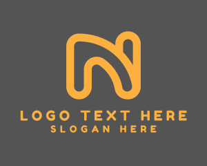 Modern - Generic Business Brand Letter N logo design