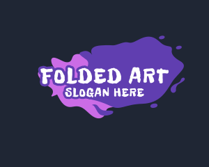 Paint Graffiti Art  logo design