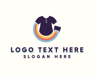 Laundry - T-shirt Clothes Printing logo design