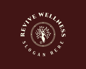 Rejuvenation - Woman Wellness Tree logo design