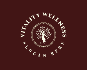 Woman Wellness Tree logo design