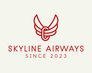 Airway - Generic Aviation Wings Letter O logo design