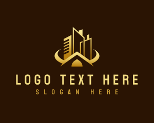 Construction - Real Estate Building logo design