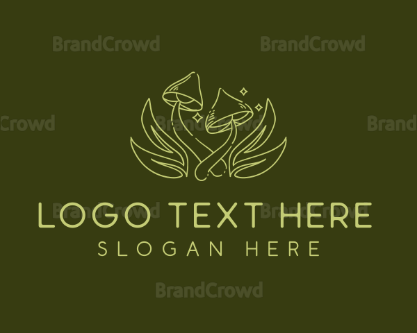 Magical Organic Mushroom Logo