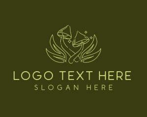 Shroom - Magical Organic Mushroom logo design