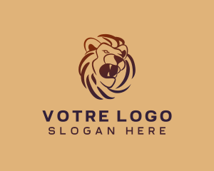 Lion Safari Wildlife Logo