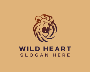 Lion Safari Wildlife logo design