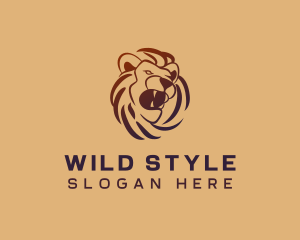 Lion Safari Wildlife logo design