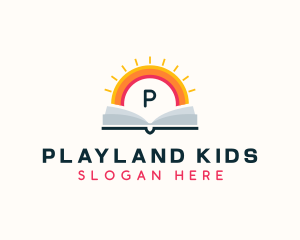 Kindergarten Learning Daycare logo design