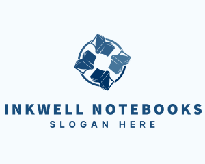 Notebook - Books Library Publishing logo design