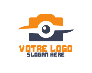 Vlogger - Modern Camera logo design