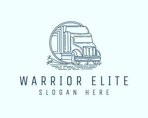 Trucking Cargo Business Logo