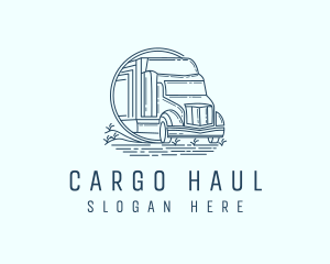 Trucking Cargo Business logo design