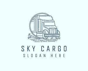 Trucking Cargo Business logo design