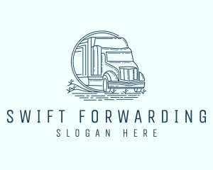 Trucking Cargo Business logo design