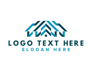 Village - House Roof Architecture logo design