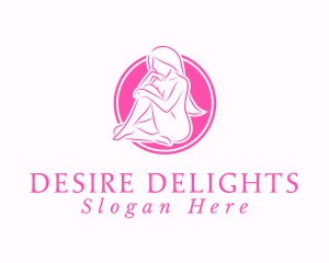 Sexy Woman Model logo design