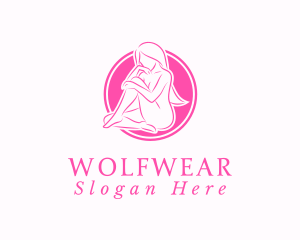 Seductive - Sexy Woman Model logo design