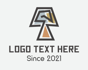 Multicolor - Mosaic Lamp Furniture logo design