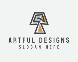 Mosaic Lamp Furniture logo design